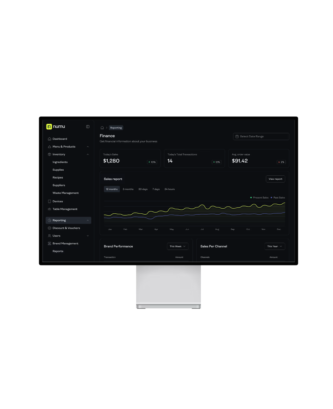 Numu POS — design preview