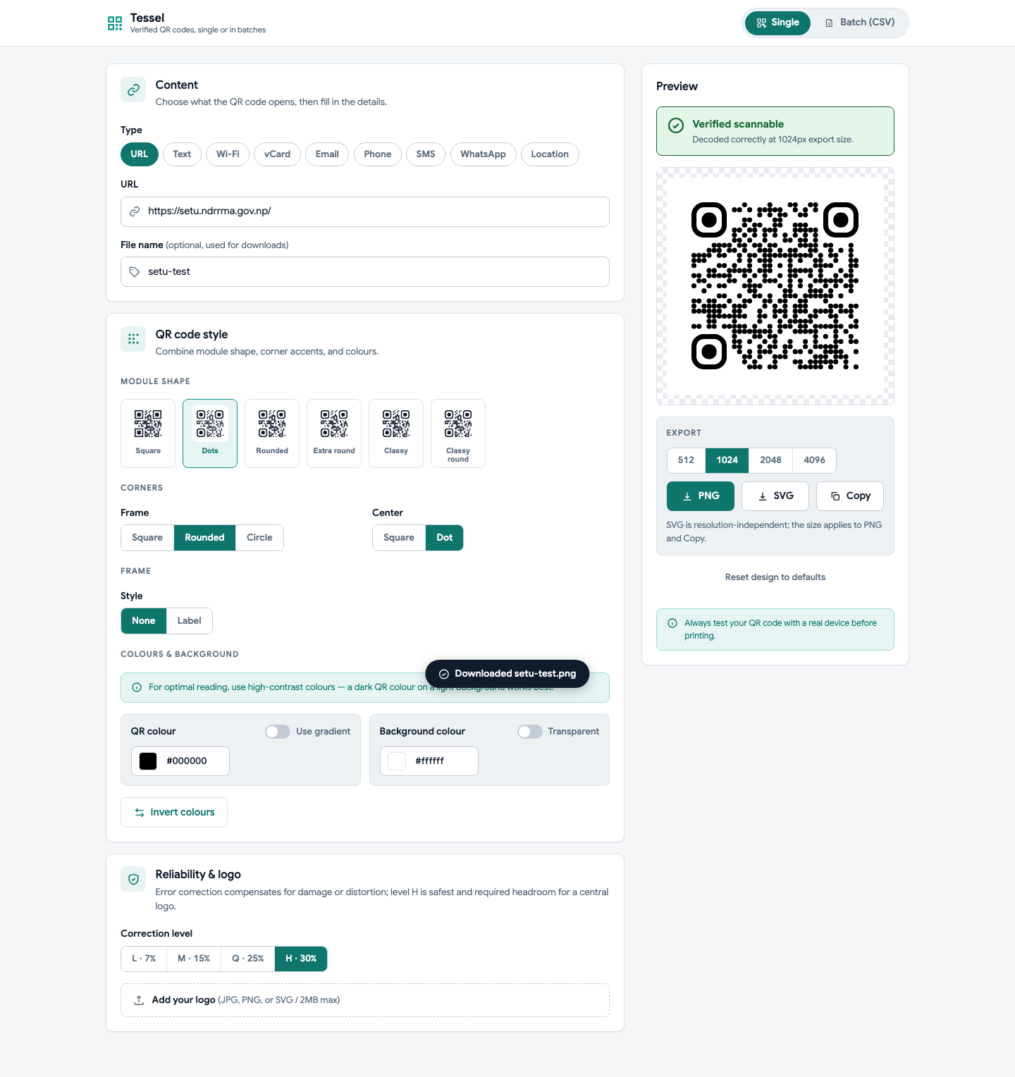 Tessel — design preview